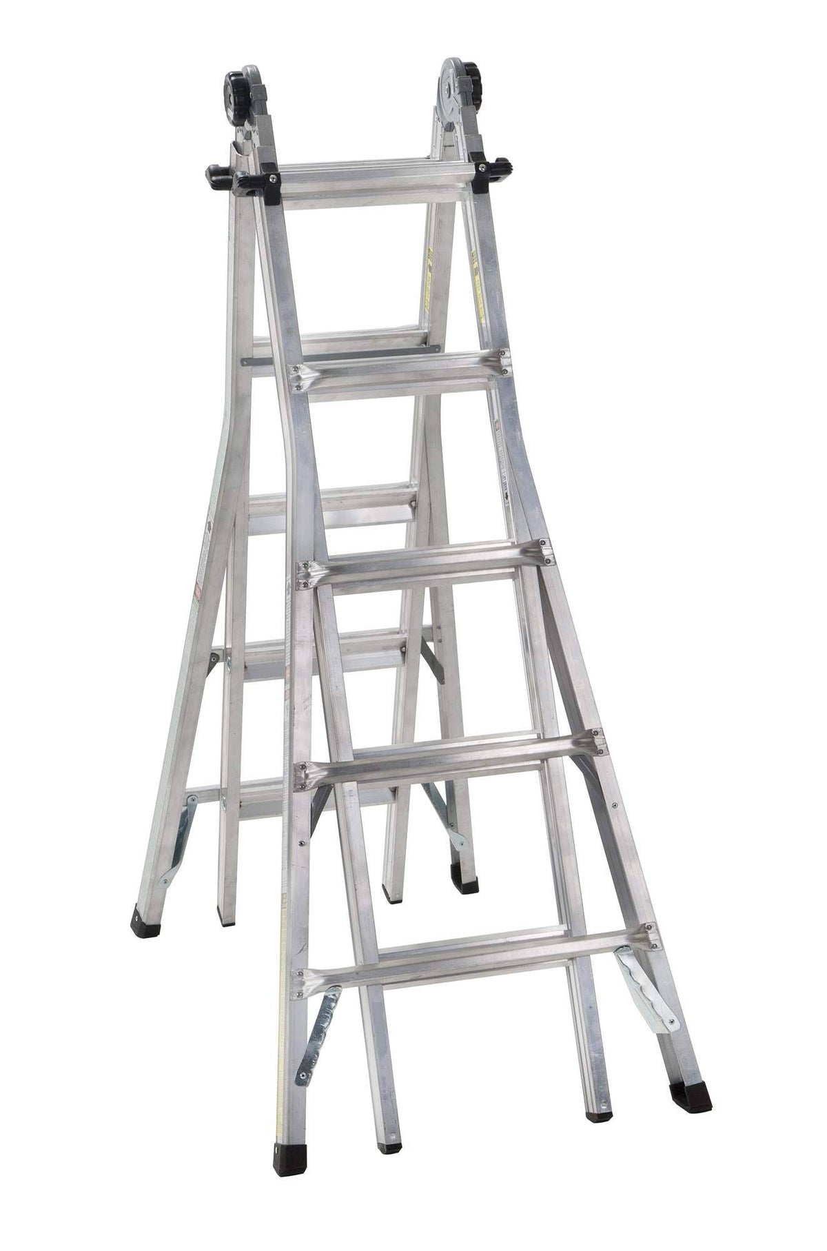 22' Max Reach Aluminum Telescoping Multi-Position Ladder D63707