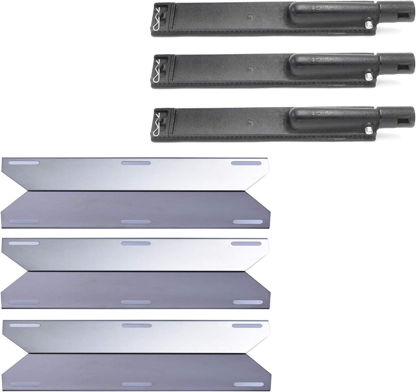 17 3/4” Heat Plates and 15 13/16” Burners Replacement, Pack of 2 Q716759
