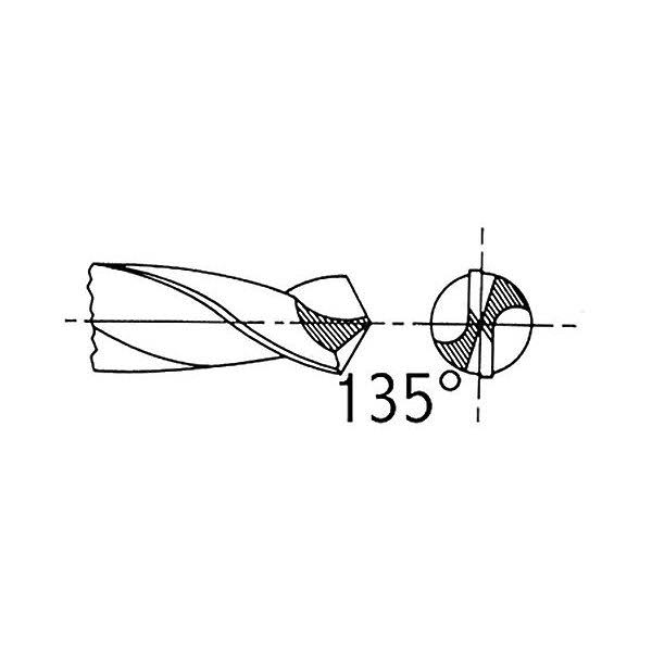 25/32 Cobalt Steel Taper Length Drill Bit E374369