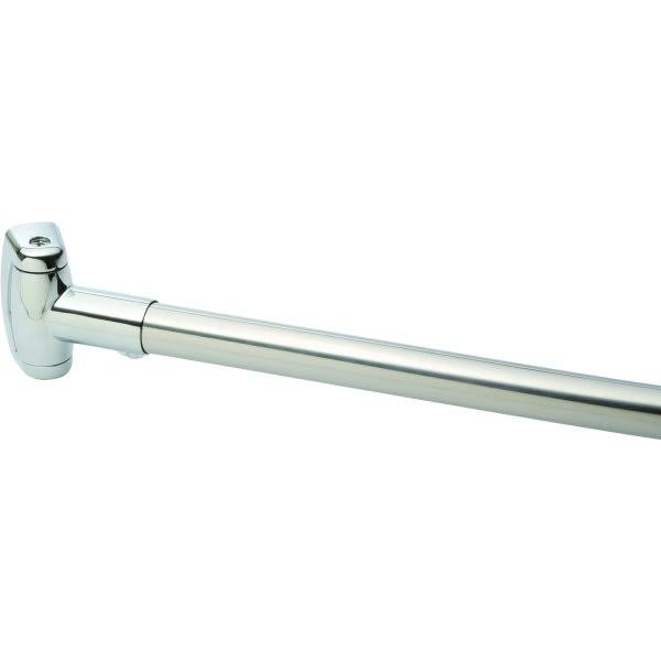 Curved Shower Rod, 57-3/4In, 6in Proj, PK6 F963718