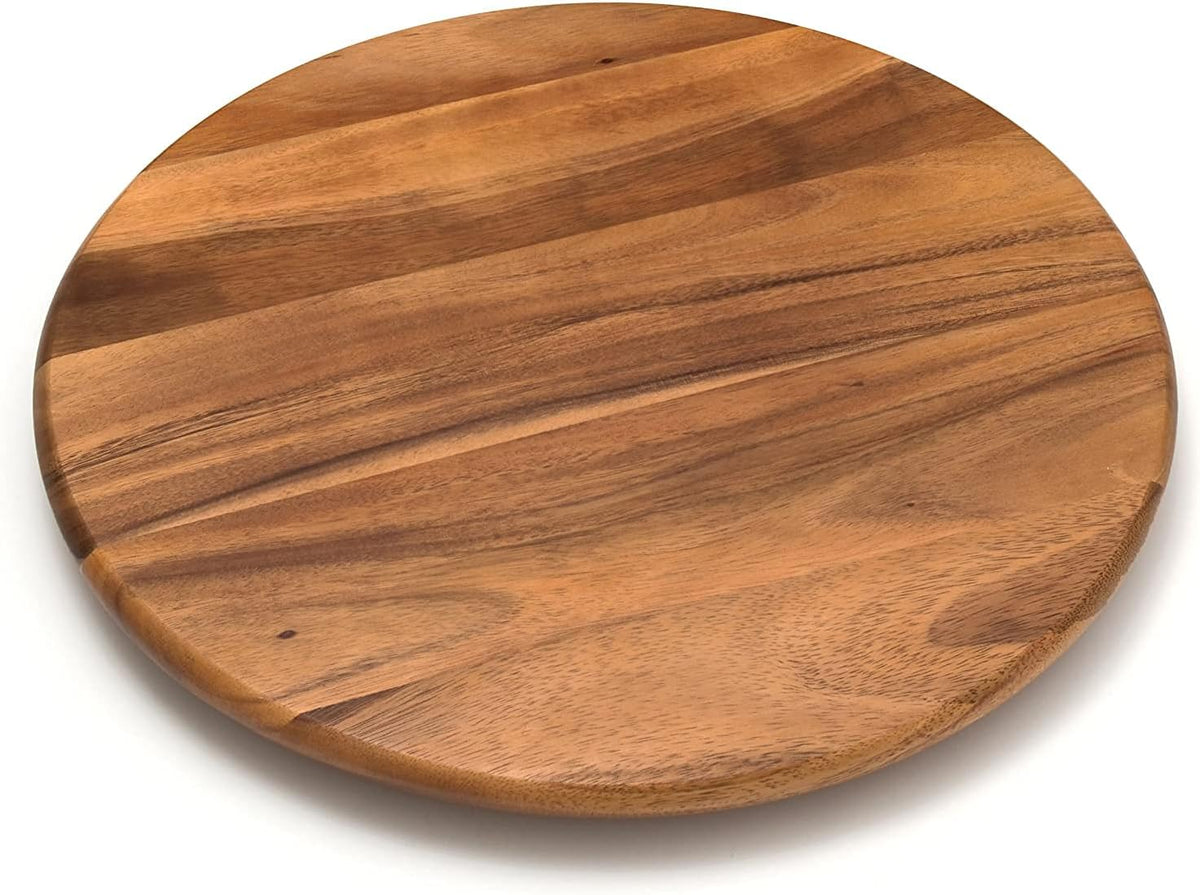 Acacia Wood 18 Lazy Susan Turntable Pack of 2 Z48219