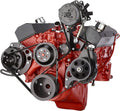 Black Small Block Chevy Serpentine Kit with AC I3989