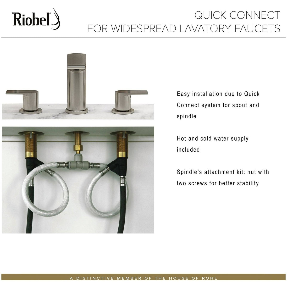 Chrome Widespread Lavatory Faucet Q75867