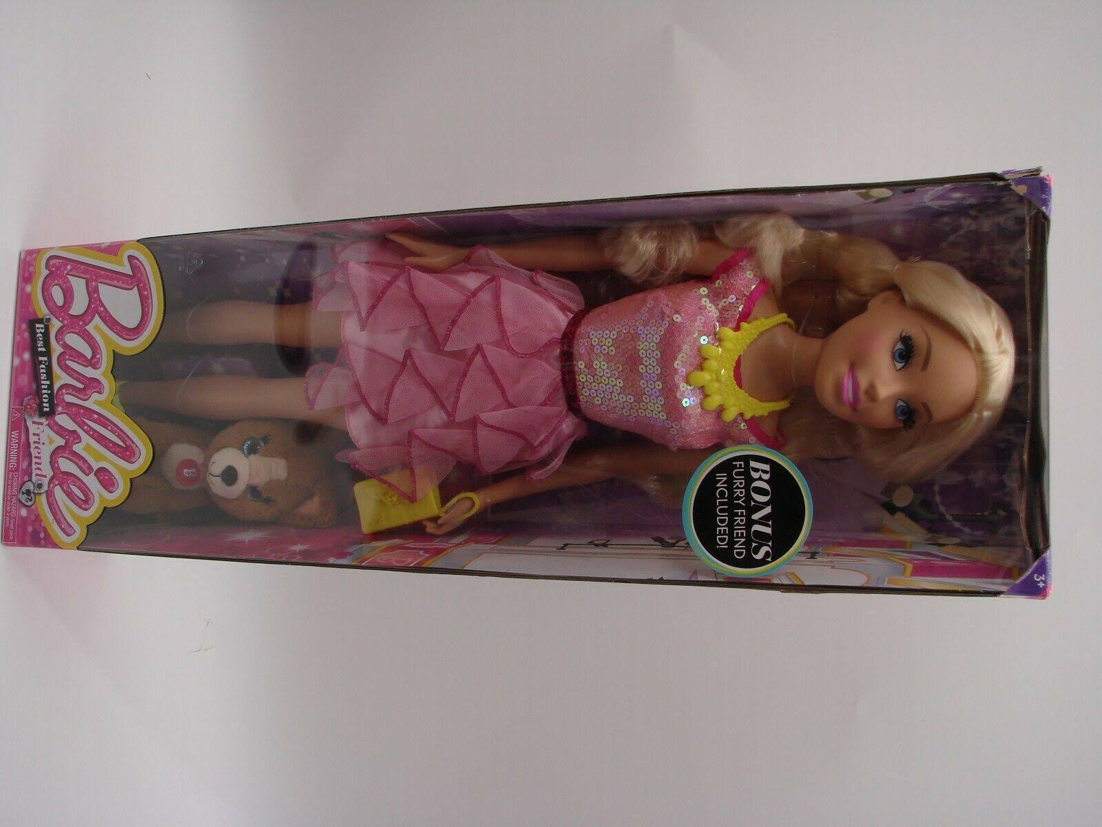 Blond Doll with Plush Puppy J8098