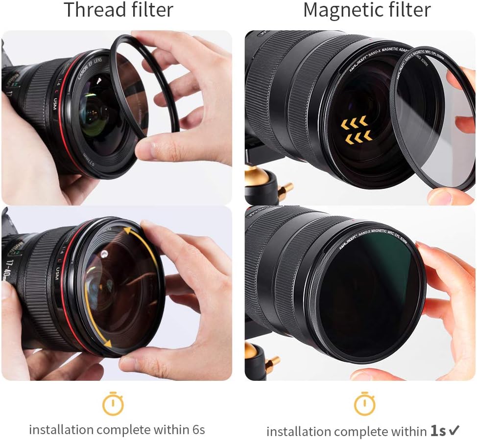 55mm Magnetic Lens Filter Kit B944