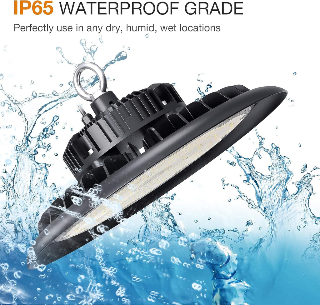 150W 5000K LED High Bay Light with US Plug 5’ Cable Z67484