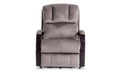 Gray Polyester Power Lift Recliner A205