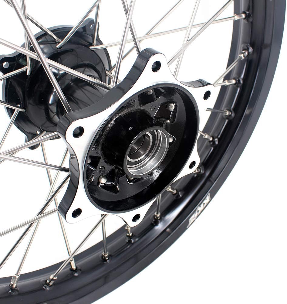 21/19 Mx Casting Dirtbike Wheels Black Hub Q651011