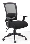 Black Mesh Back Task Chair with Seat Slider M302776