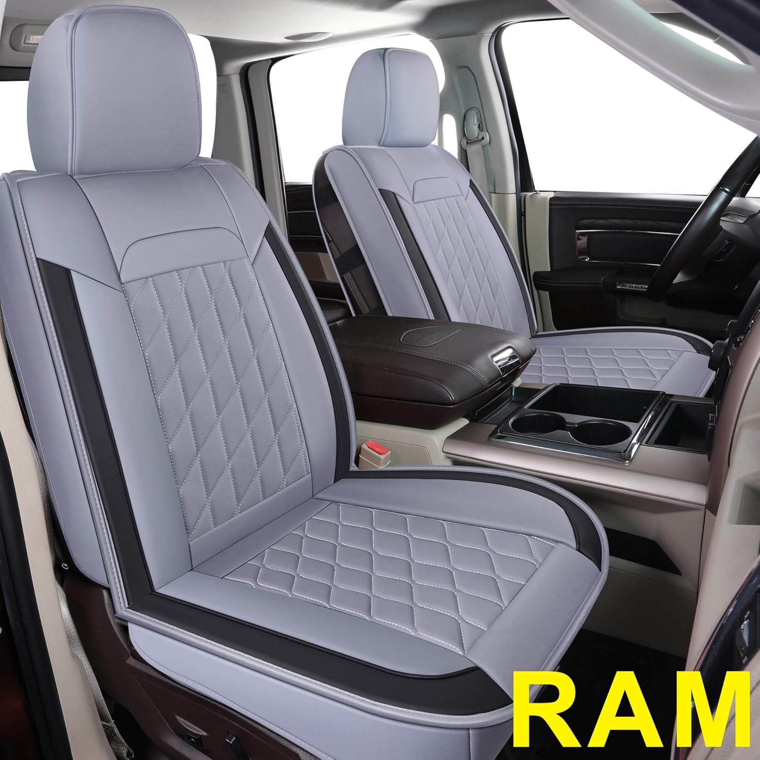 Ram Seat Covers Full Set with Faux Leather A336466