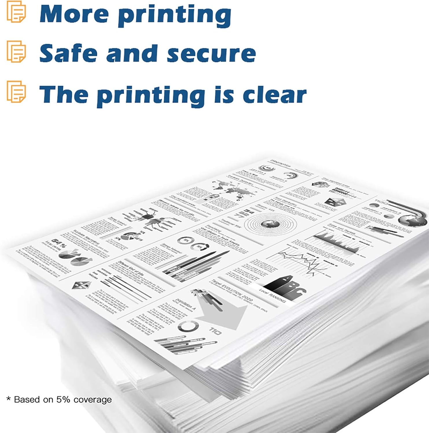 CE505A Compatible Black Toner Cartridge for HP P2055d P2035 P2055x P2035n P2055dn P2055 Printer W37040