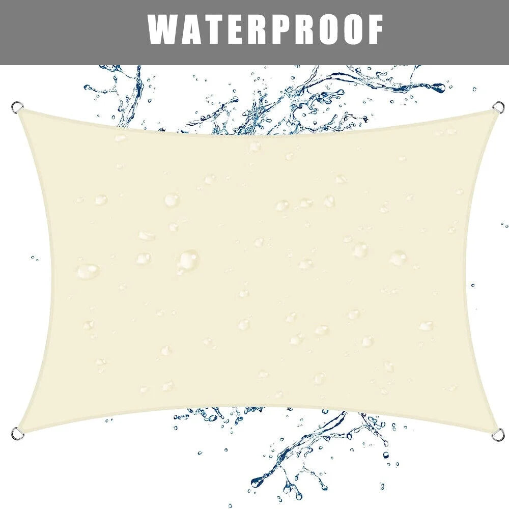 Waterproof Shade Sail Sun Canopy Cover T973998