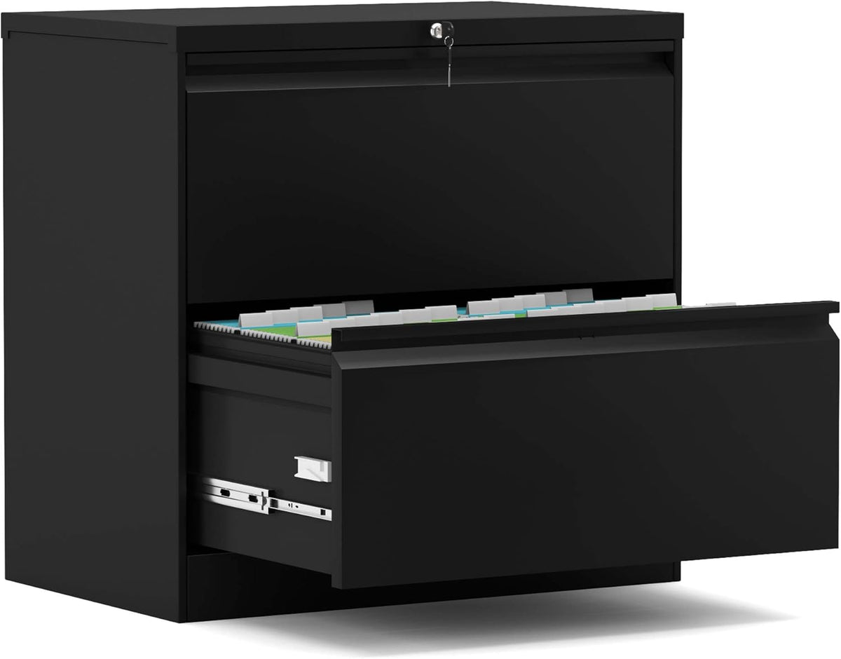 Metal Lateral Filing Cabinet with 2 Drawer Locking Z99063