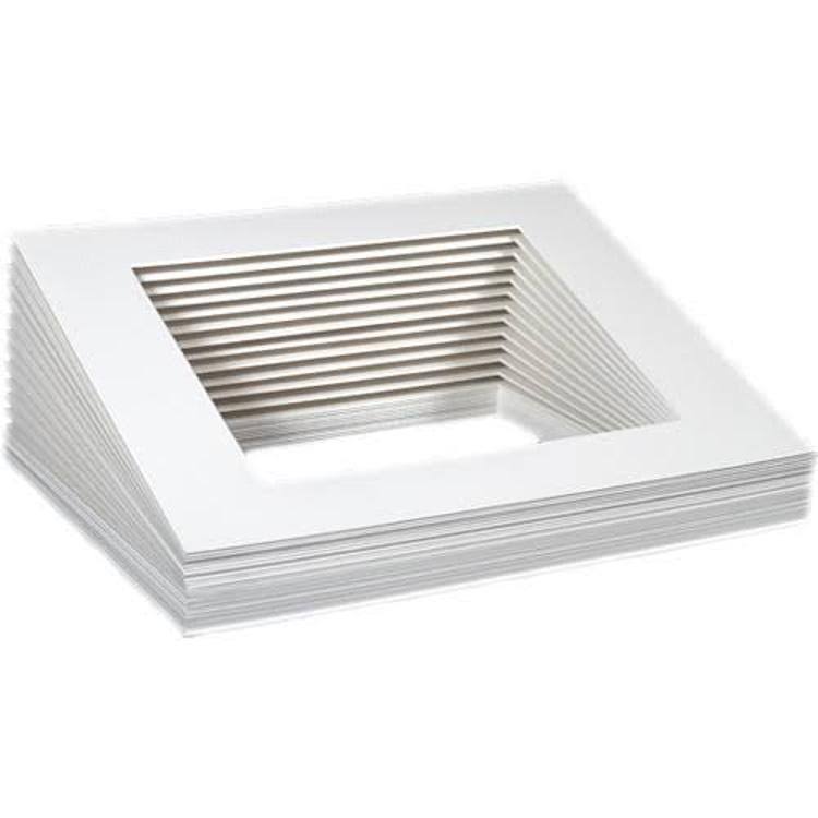 25 Pack Pre Cut Window Mat M1740