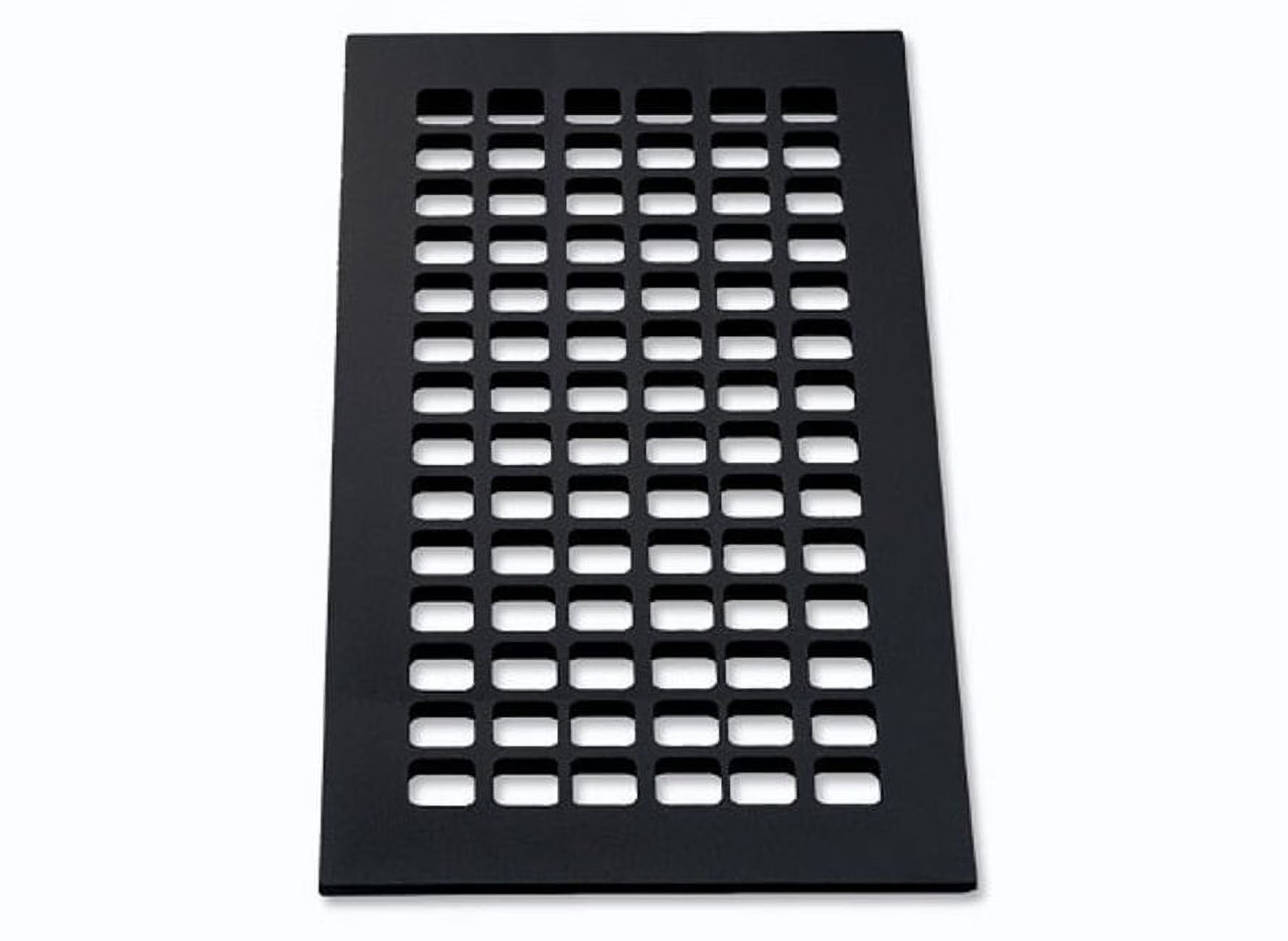 6" x 14" Black Grille A32124
