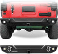 Textured Black Rear Bumper with Hitch Receiver & 2X LED Lights V630