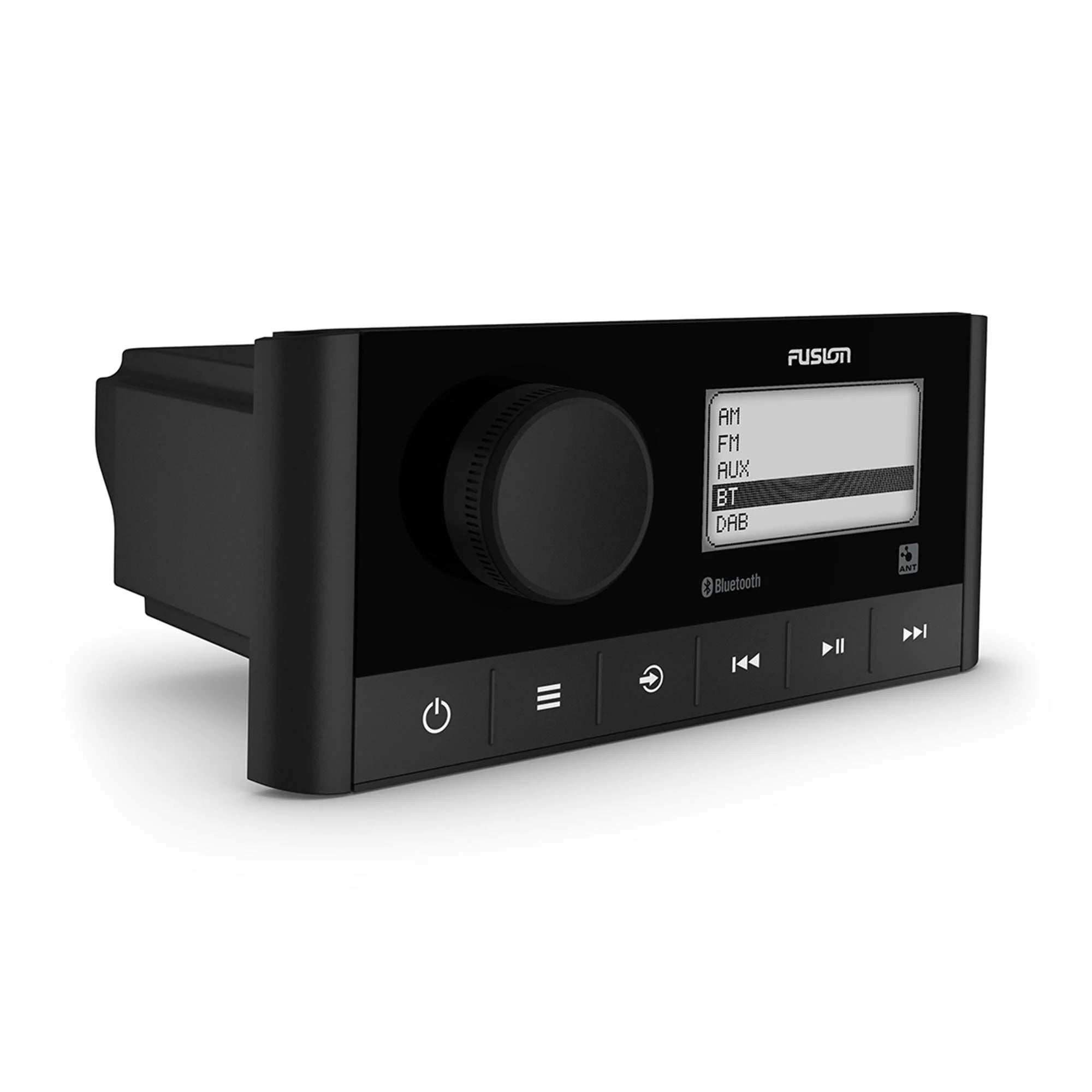 Marine Stereo with 1 Pair of 6.5" White Grill Marine Speakers with RGB Lighting C716