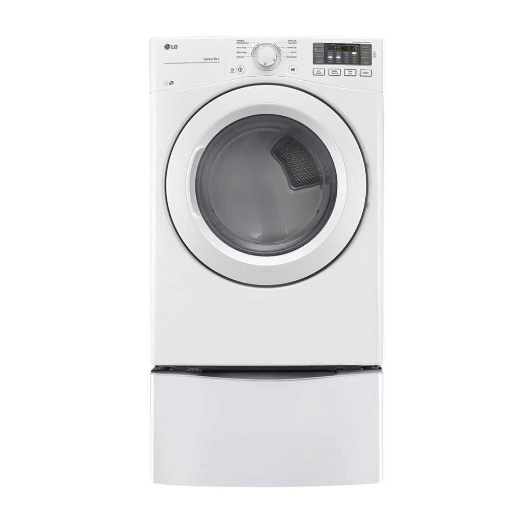 White Front-Loading Gas Dryer G733
