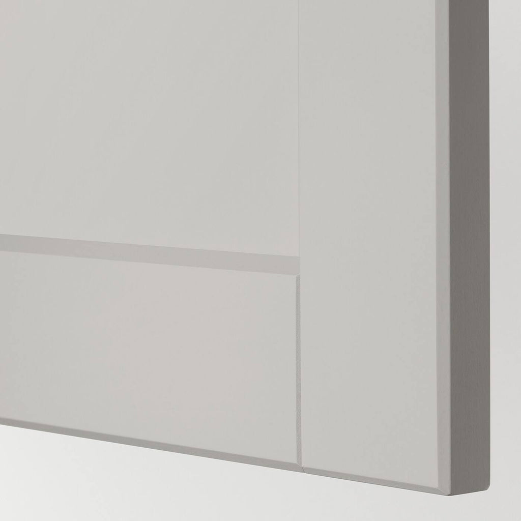 White High Cabinet with Shelves and 2 Doors D21969