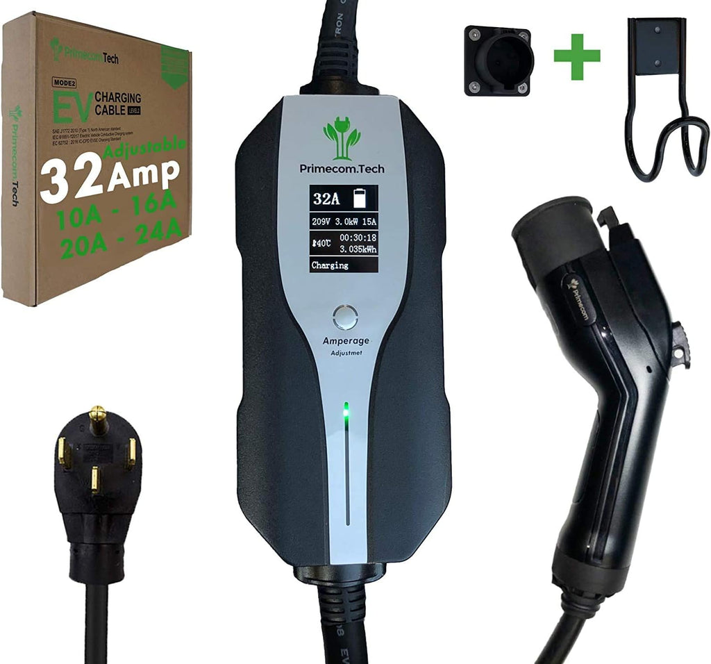 Level 2 Electric Vehicle Charger with 30Ft Cable D422