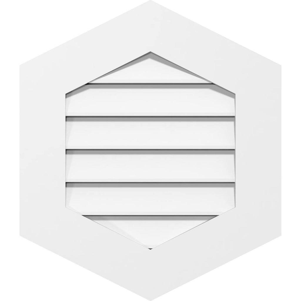 42x22W x 42x22H PVC Gable Vent Q6241