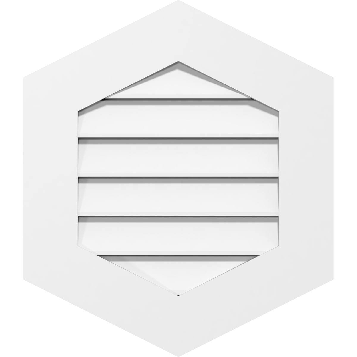 42x22W x 42x22H PVC Gable Vent Q6241