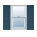 18 inchw x 92 inchh Vinyl Louver Shutters with Shutter-Loks H505