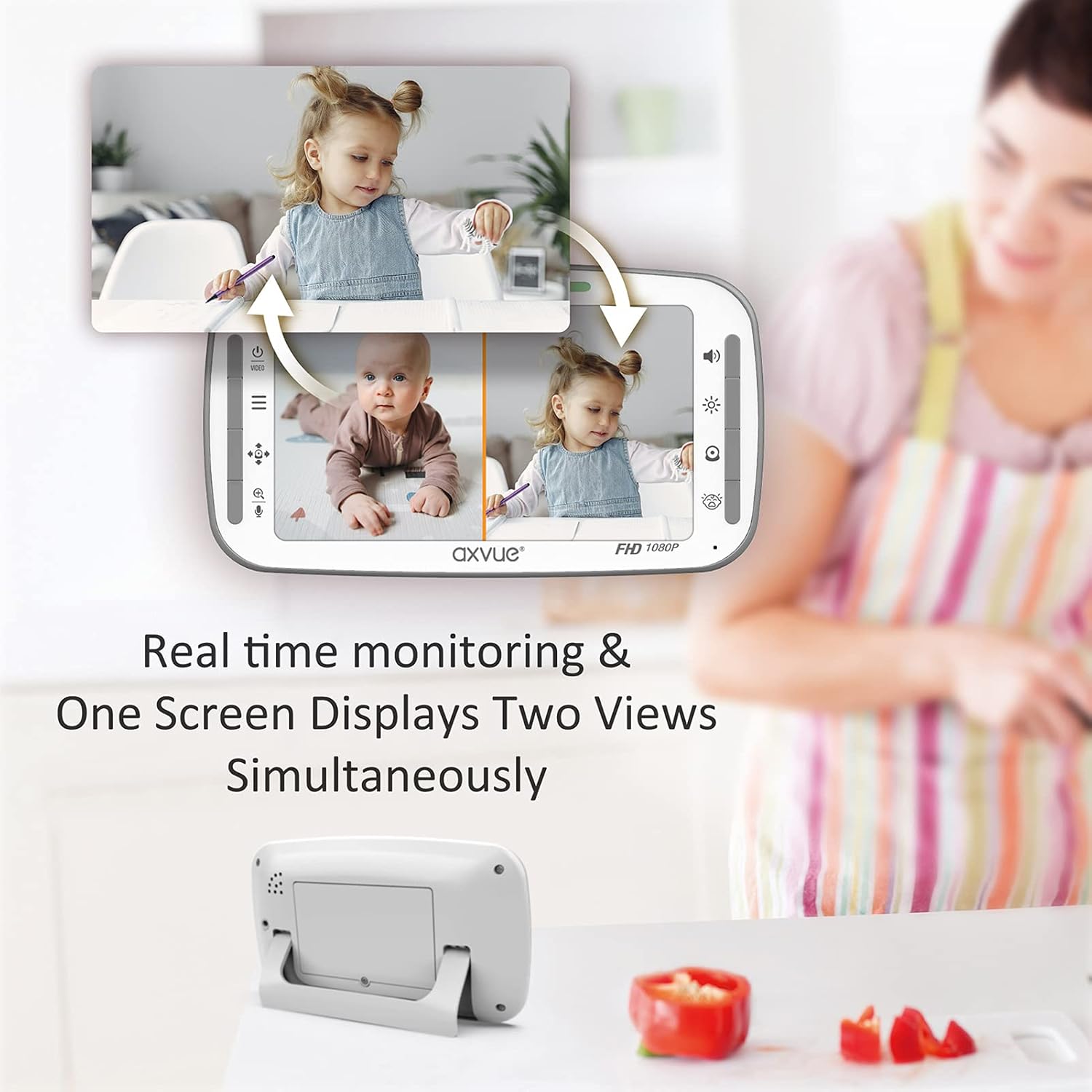 1080P 5.5 FHD Display Video Baby Monitor O120