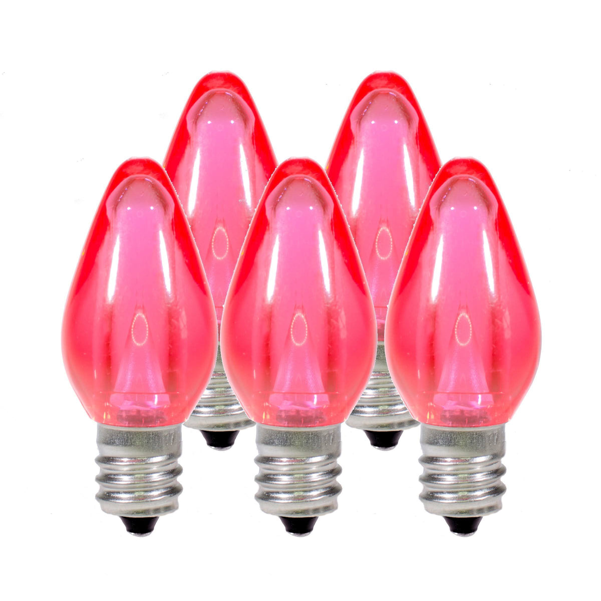Smooth Pink LED Christmas Light Bulbs E1258