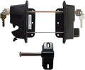 Black Zinc Diecast Metal Key Lockable Latch A7962