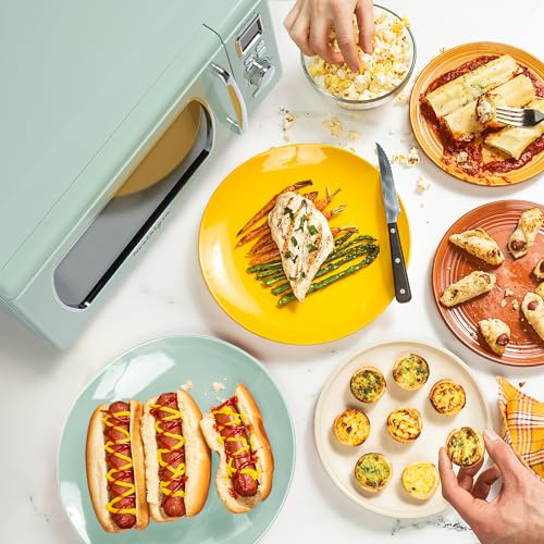 Retro Compact Countertop Microwave Z648