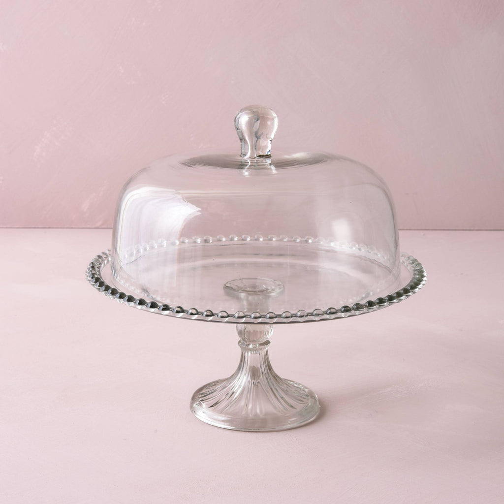 Glass Dome Cake Stand B6610