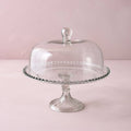 Glass Dome Cake Stand B6610