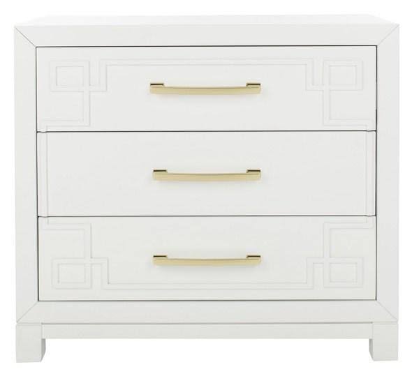 Blue/Gold 3 Drawer Chest H353