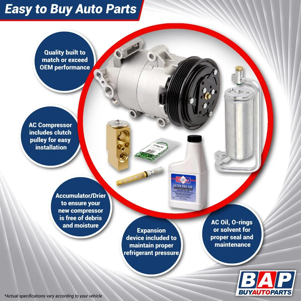 AC Compressor with A/C Repair Kit G61071