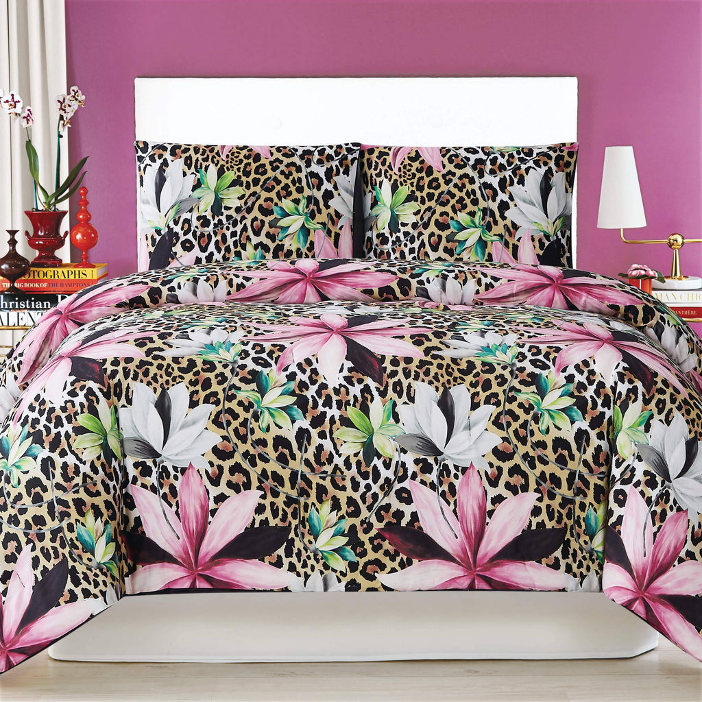 King Floral Duvet Cover Set C3908