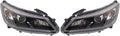 Headlight Assembly Pair Halogen Sedan V48423