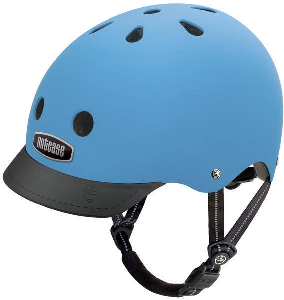 Bay Blue Matte Street Helmet Z8552
