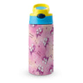 Cartoon Children's Vacuum Insulated Stainless Steel Water Bottle With Straw L581830