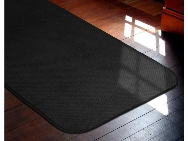 Skid-Resistant Carpet Runner - Black - 22 ft. x 36 in. D117688