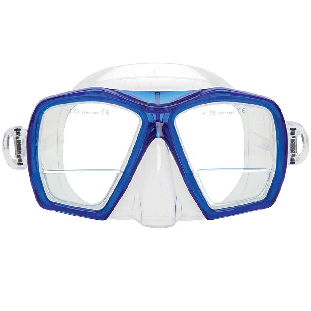 Bifocal Gauge Reader Mask with Magnifier Lens (Blue) C690