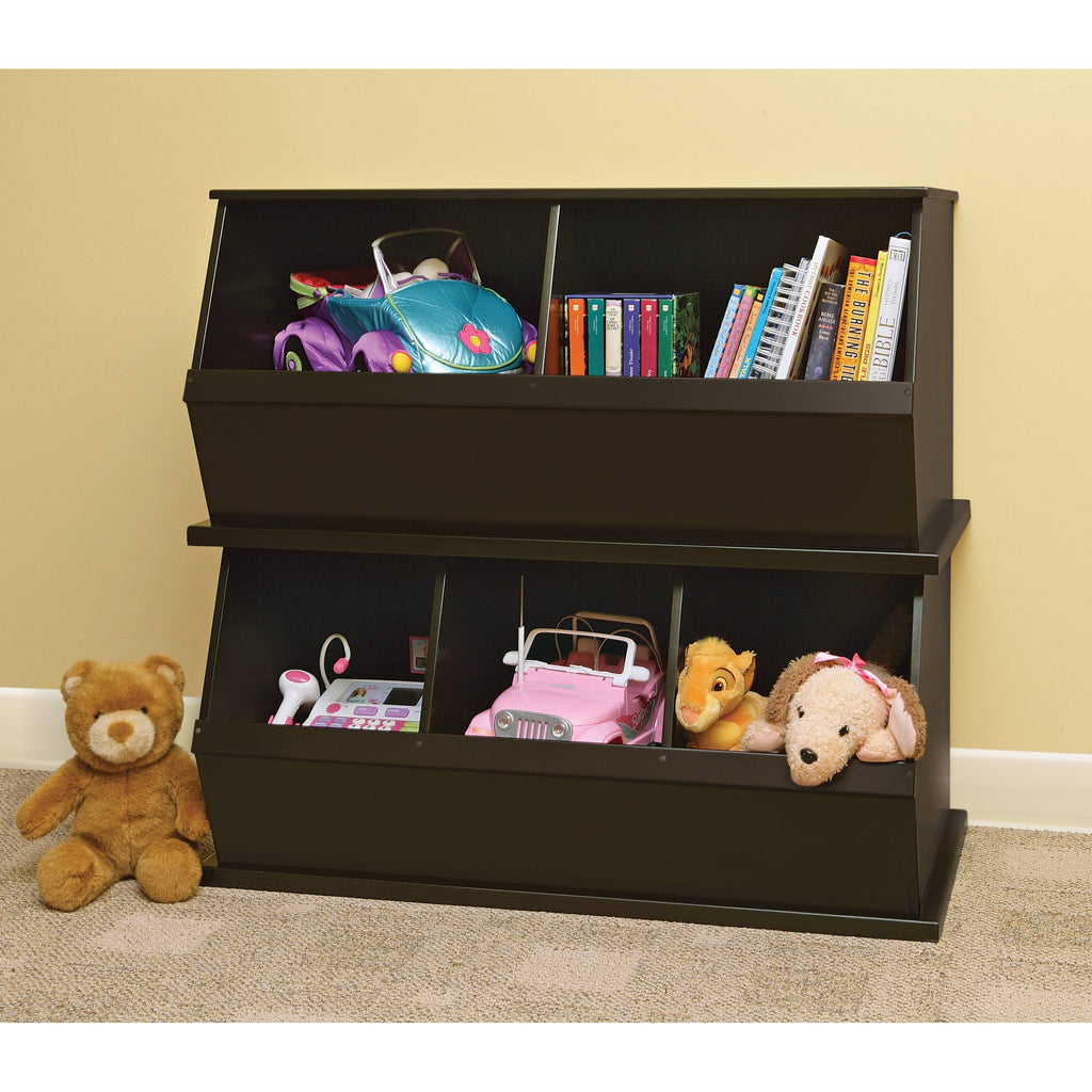 Espresso Two Bin Storage CUBBY O5050