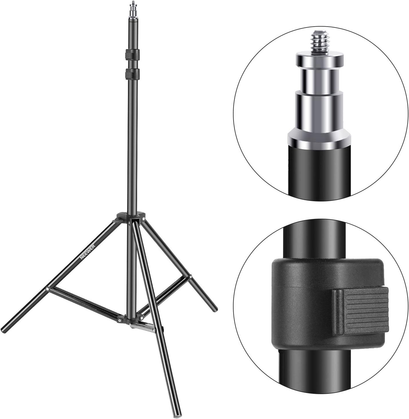 Bi-color Dimmable LED Softbox Lighting Kit with Light Stand V8874