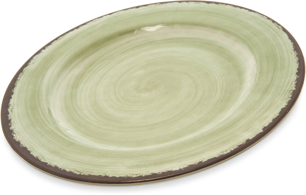 Jade Round Melamine Plate - 12/Case D34234