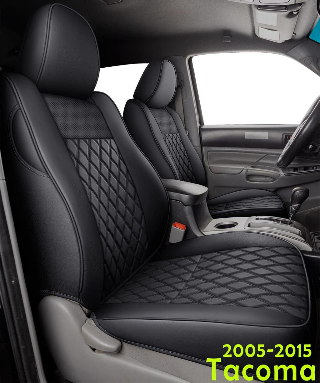 Red Faux Leather Full-Set Seat Covers T63169