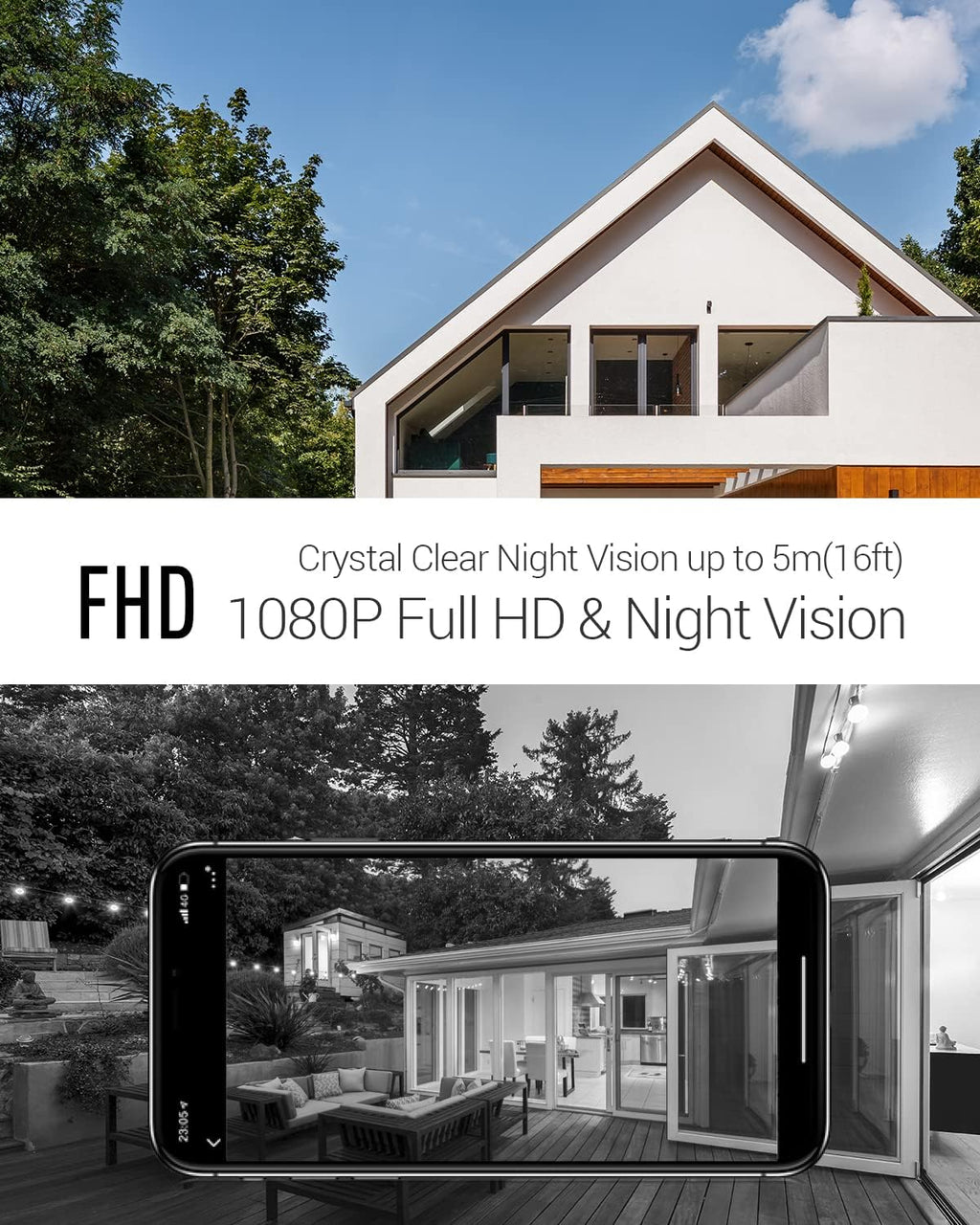 1080P Wired Security Camera with 2-Way Talk A6143