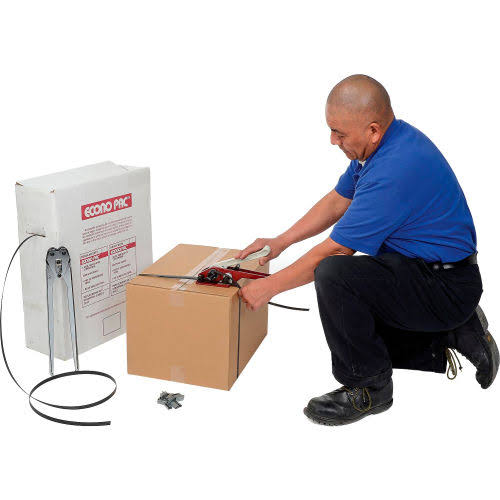 Polypropylene Strapping Kit 1/2x22 x 9,000& Coil with Tensioner, Sealer & Seals H134