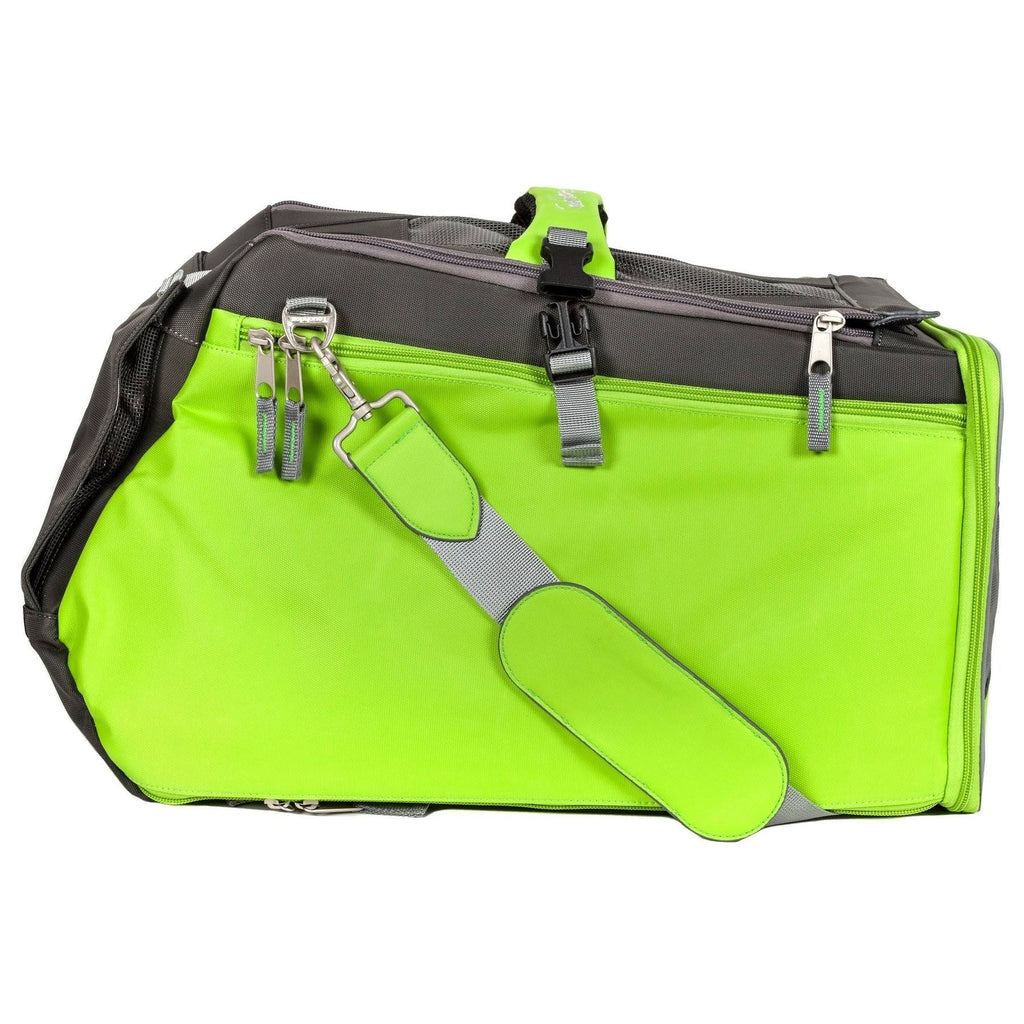 Green Water-Resistant Dog Carrier Y497