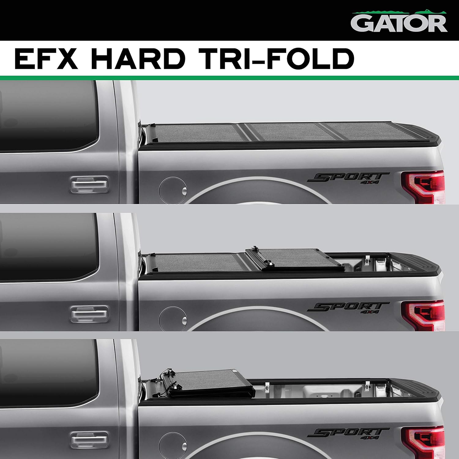 Hard Tri-Fold Truck Bed Tonneau Cover Y732
