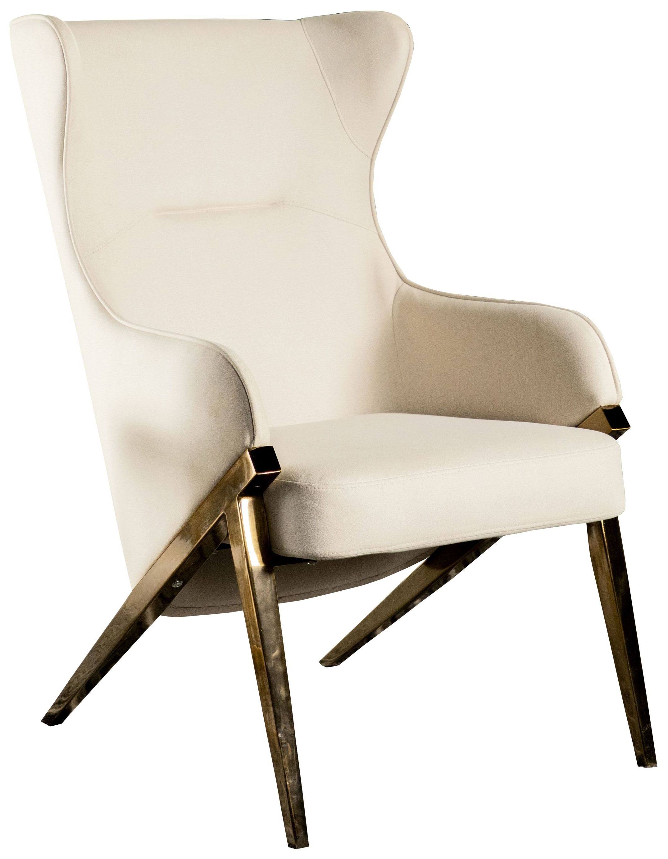 Cream Accent Chair D8570